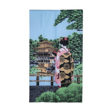 針織長門簾-85x150cm-仕女圖-2條