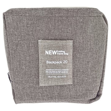 環遊世界 耐磨摺疊收納旅行袋 灰色 (1入) 牛津布材質  42 x 19 x 35cm