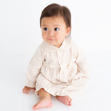 Y-1309 100% 有機棉蕾絲和緞帶 2WAY 日本製造