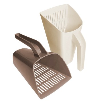 【貓砂鏟】大嘴貓砂鏟 特別大的開口 適合礦砂顆粒 適合大型貓砂盆