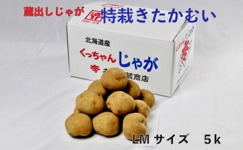 藏出 倶知安じゃが 令和5年 倶知安産 特栽 きたかむい LM 5kg D B 特別栽培 じゃがいも 越冬