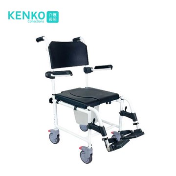 【悅康品家】居家三合一輪椅 – 5吋輪 (輪椅+洗澡椅+便盆椅)