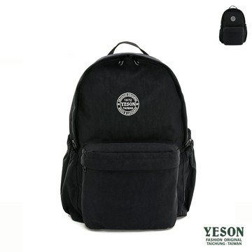 YESON - 台灣精品超輕量防潑水YKK 拉鍊尼龍雙肩後背包