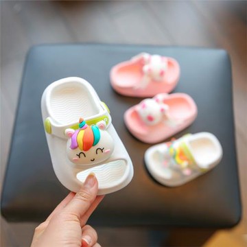 寶寶小拖鞋夏季新款1一2歲女寶寶軟底鞋子透氣防滑嬰幼兒室內鞋子