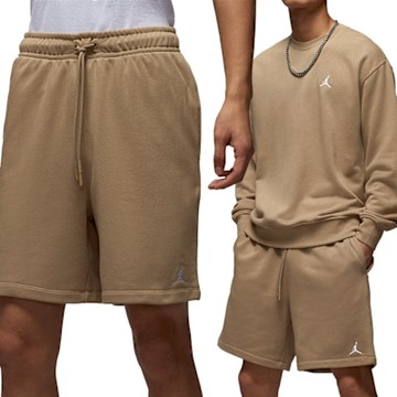 Nike J BRK FLC Short LB 男款 沙色 運動 休閒 毛圈 抽繩 慢跑 短褲 FV7288-257