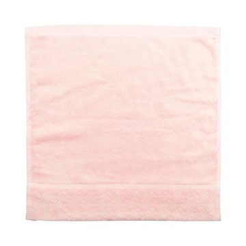 SIMPLE HOUSE 簡單工房 美國棉輕柔方巾 愛心 34x34cm 58g  柔粉色  1個