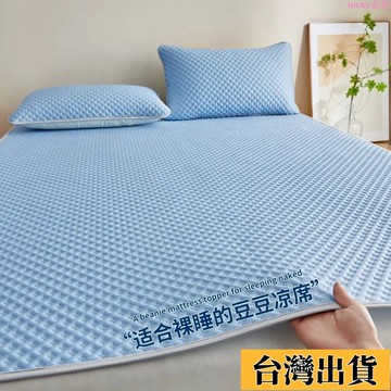 🌟新店優惠🌟清涼墊 A類豆豆涼席冰絲席防滑涼感軟席可折疊可水洗夏天涼席空調席家用