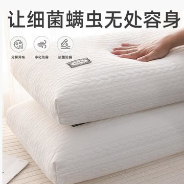 枕頭護頸椎助睡眠睡覺專用枕芯單人一只裝臥室用枕頭套和枕芯一套