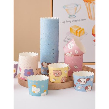 小清新一次性紙杯蛋糕紙托烤箱耐高溫紙杯馬芬杯麥芬大號紙杯烘焙