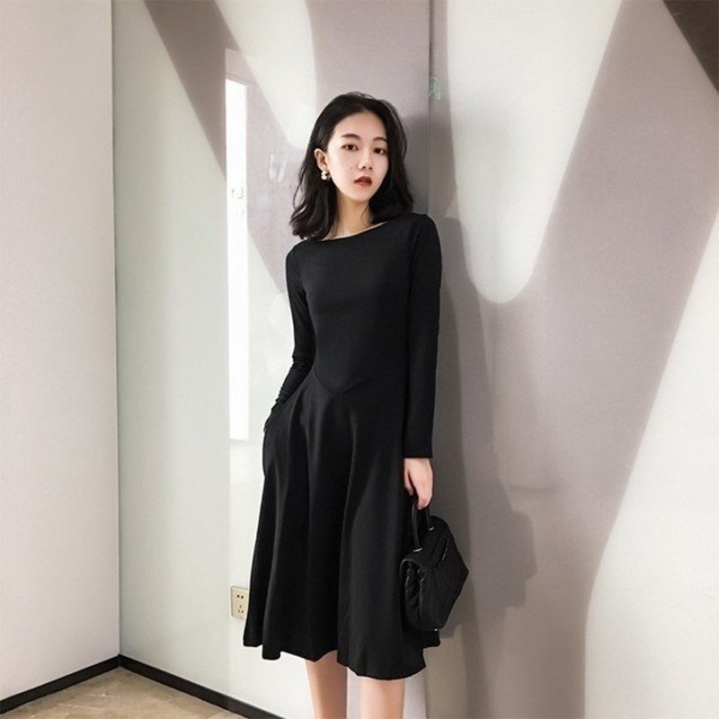 ワンピース レディース ロングワンピース Aラインワンピース ハイウエスト 着痩せ フォーマルワンピース 春ワンピース 通勤 Ol 通販 Lineポイント最大get Lineショッピング