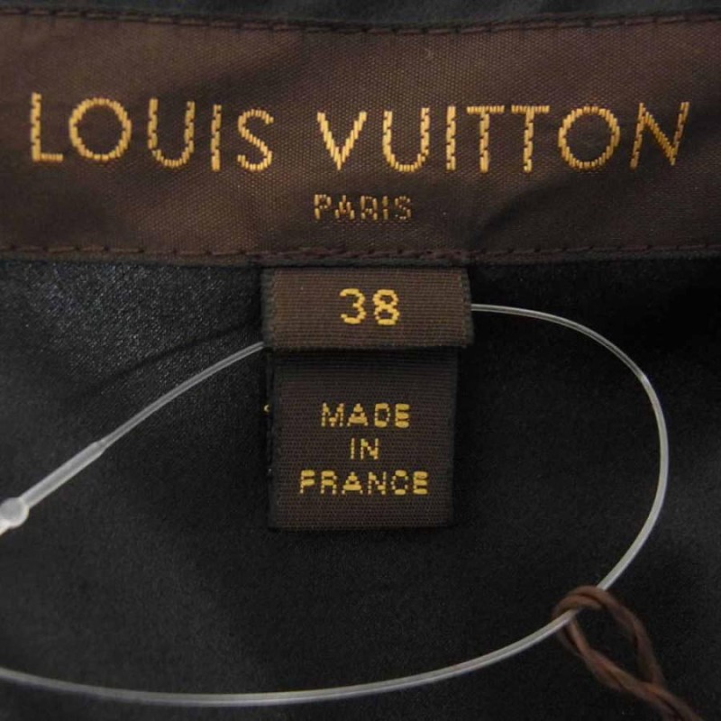 LOUIS VUITTON ルイ・ヴィトン シルク100％ ノースリーブ ワンピース