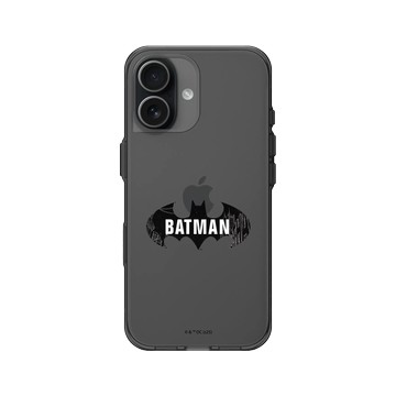 iPhone 17 Clear (相機按鈕) 酷墨灰 - Batman 蝙蝠俠 - Logo