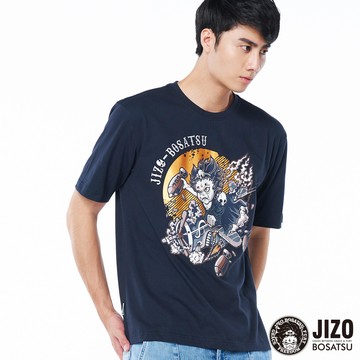 【㊙結帳2件再88折】地藏噴射機短TEE(藏青) - BLUE WAY 地藏小王