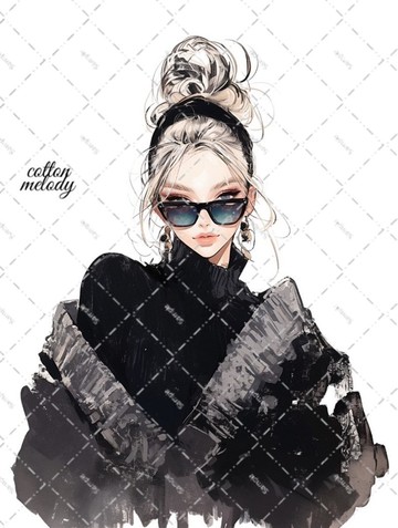 原創貼紙 no.6699 人物貼紙 原創貼紙 人物貼紙 女孩貼紙 原創人物貼紙