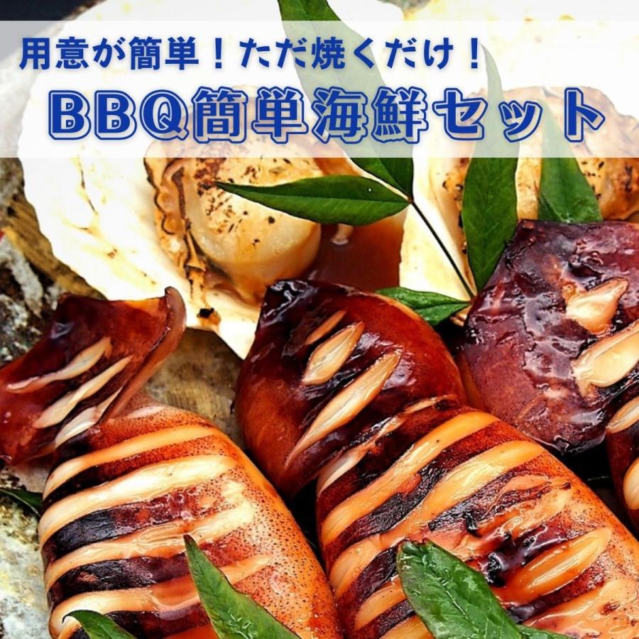 BBQ バーベキュー 簡単 海鮮セット イカ ホタテ 冷凍