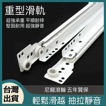 🔥現貨-隔日達【滑軌 抽屜滑軌 阻尼滑軌 三截滑軌 不鏽鋼滑軌 靜音滑軌】衣櫃滑軌 傢具五金 台灣現貨