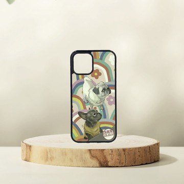 法鬥犬與巴哥 iPhone 手機殼
