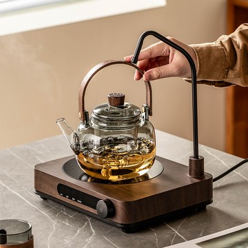 功夫茶具套裝新款自動上水電陶爐煮茶壺煮茶器玻璃燒水壺泡茶專用