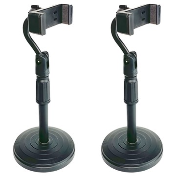 生活派 直播手機支架 Set 2組 寬 6.5-9.5cm x 高 21~35cm 直播/追劇/自拍/錄影片