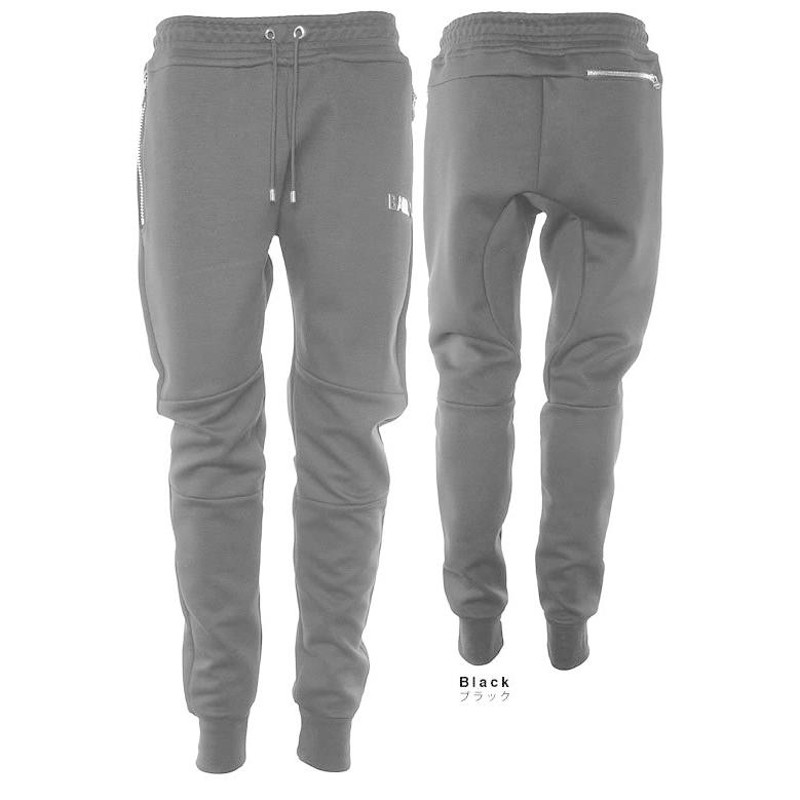 ボーラー BALR スウェットパンツ ジョガーパンツ Q-SERIES SLIM CLASSIC SWEATPANTS B1411 メンズ ロゴメタル  細身 大きいサイズ ブランド 黒 ブラック | LINEショッピング