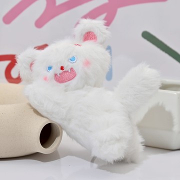 POYA SHINE2U絨毛鑰匙圈-炸毛小貓-多款任選