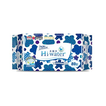 康乃馨水濕巾Hi-Water80片(包裝隨機出貨)