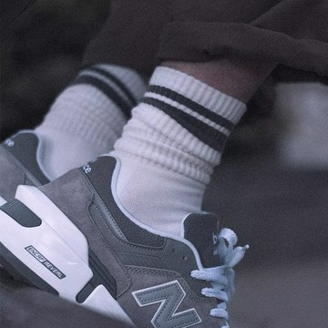 【AND THEN】（每天出貨）📌中筒襪 毛巾底 條紋襪 復古 襪子 中襪 NB襪 new balance dunk