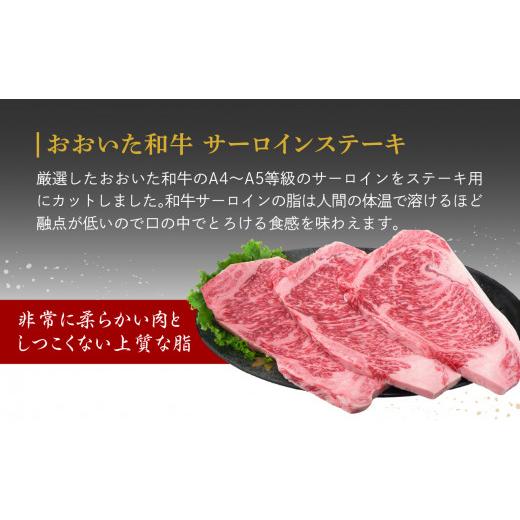 ふるさと納税 大分県 大分市 厳選A4〜A5等級 おおいた和牛 サーロインステーキ 3枚 600g