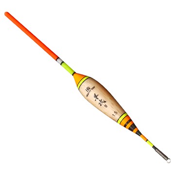 HEARTY RISE 哈帝來斯 早攻 II 浮標 高辨識度 標身巴爾沙木製作 浮力精準  1個  橘色