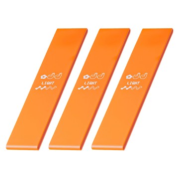 瑜珈健身彈力帶 E179 15磅 21g  3條  600 x 48 x 0.7mm  暮色橘