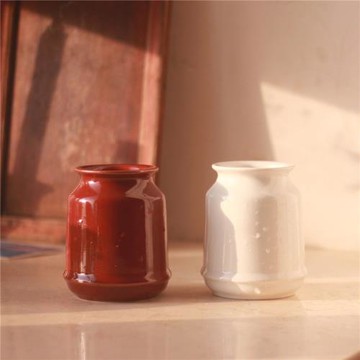 復古日式陶瓷廚房工具收納罐瓶餐具收納罐筷子籠餐具罐筷子筒