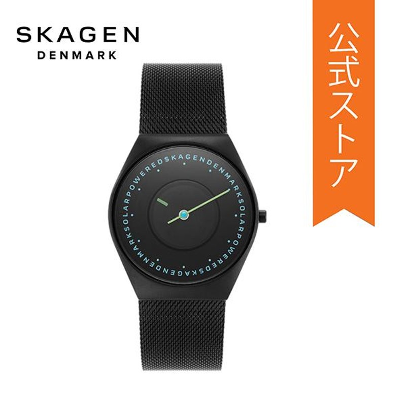 スカーゲン 腕時計 アナログ ソーラー メンズ ブラック ステンレススチール GRENEN SOLAR HALO SKW6874 2023 春  SKAGEN 公式 | LINEショッピング