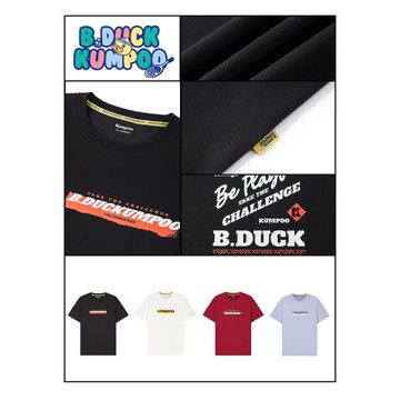 【小黃鴨聯名】2025春夏薰風羽毛球服男女短袖寬松運動休閑T恤