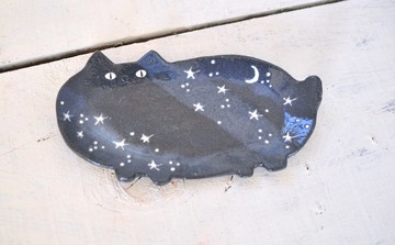 厚厚的長盤貓星空