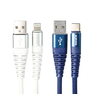 【KINYO官方直營】6A Type-C lightning蘋果超快充傳輸線1.2M(USB)