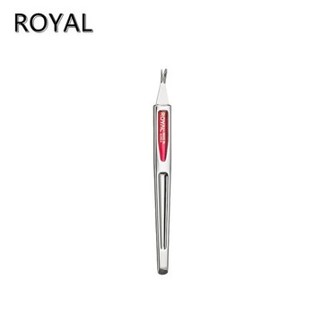 韓國 ROYAL 碳鋼V型甘皮推刀 83821 (RM-742ST) / 除甘皮 美甲工具 修剪手足角質甘皮