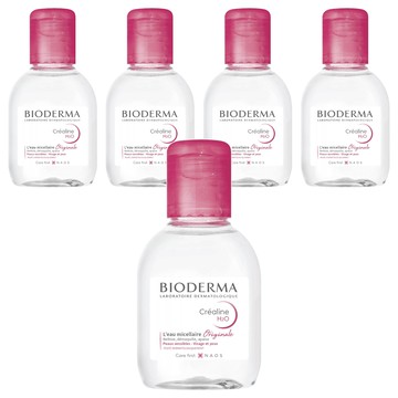 BIODERMA 舒敏高效潔膚液  100ml  5個