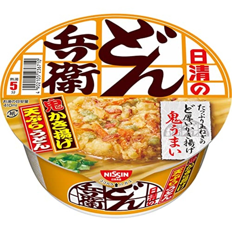 日清食品　97g12個　かき揚げ天ぷらうどん　どん兵衛　LINEショッピング　通販　LINEポイント最大1.0%GET