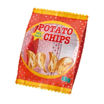 MARUSHIN 丸真 yup 創意收納包 透明零食袋系列  紅色  21.5 x 15cm  洋芋片 紅色