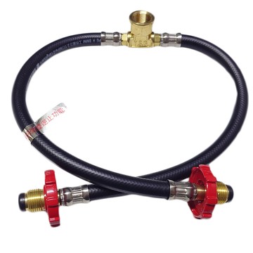 新多多小舖 中間雙瓶連接管  1條  螺牙:四分逆牙 配置:四分逆牙內牙+四分逆牙外牙+四分逆牙外牙