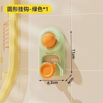 🌈【多巴胺吸盤雙鉤免打孔強力掛鉤】玄關廚房收納神器｜壁掛式門後掛架｜真空吸附＋繽紛馬卡龍色系 毛巾包包鑰匙隨手掛不傷牆面