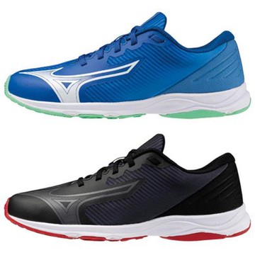 Mizuno 美津濃 慢跑鞋 大童鞋 女鞋 SPEED STUDS 4 藍/黑藍紅【運動世界】K1GC242510/K1GC242509