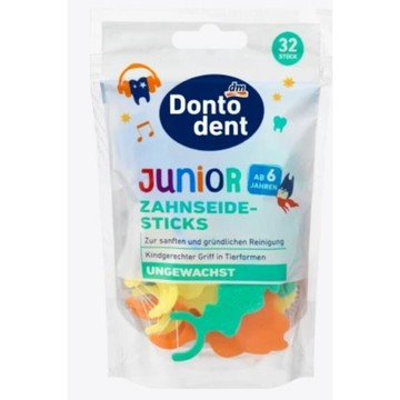 【牙齒寶寶】德國 Dontodent DM 兒童造型牙線棒32入