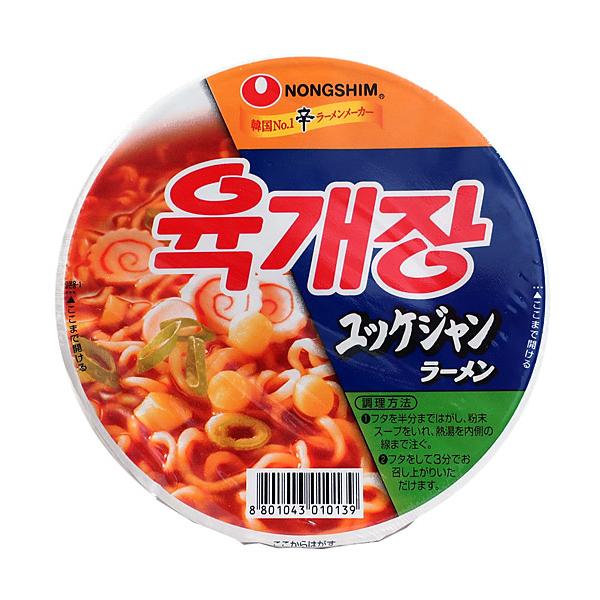 ★まとめ買い★　農心　ユッケジャンラーメンカップ　８６ｇ　×24個