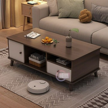 開發票 免運 簡約現代小戶型北歐茶幾簡易出租屋沙發邊茶幾小桌子客廳家用茶臺 快速出貨