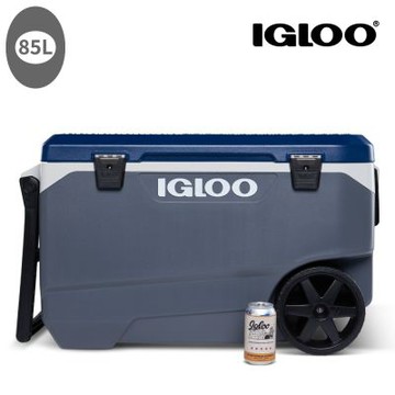 IGLOO 90QT 拉桿冰桶【深灰-深藍色蓋】MAXCOLD 系列五日鮮 35175