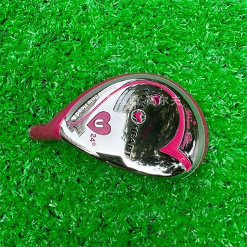 VIVA HEART女士小孩高爾夫鐵木桿桿好打容錯性好聲音脆重量輕粉色