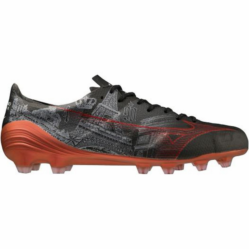 ミズノアルファ SR4 JAPAN(サッカー／フットボール)[ユニセックス] 04 ブラック×SR4レッド 26.5 サッカー／フットサル シューズ  P1GA2399 | LINEブランドカタログ