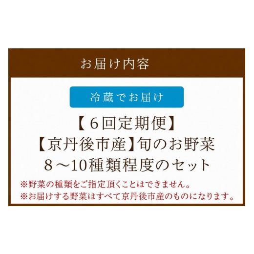 ふるさと納税 京都府 京丹後市 野菜 定期便 6回旬の京丹後野菜セットS（栽培期間中　農薬・化学肥料不使用）＜京都 オーガニック アクショ…