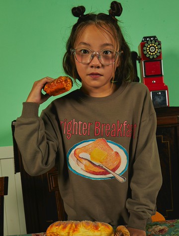 早餐運動衫_摩卡